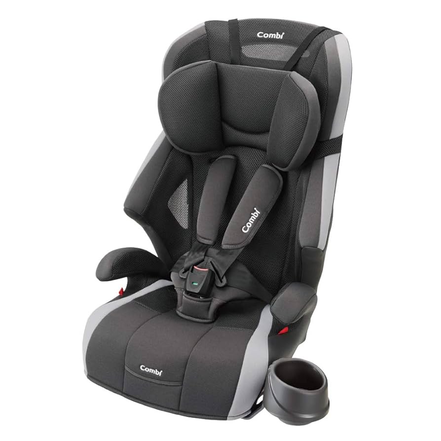 Combi ジョイトリップ エアスルー GC エアーグレー ドリンクホルダー付き Amazon | コンビ シートベルト固定 チャイルド&ジュニアシート 1